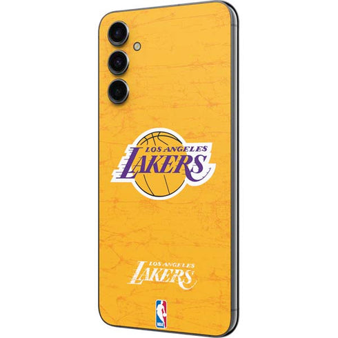 NBA Los Angeles Lakers Distressed Galaxy A14 5G Skin